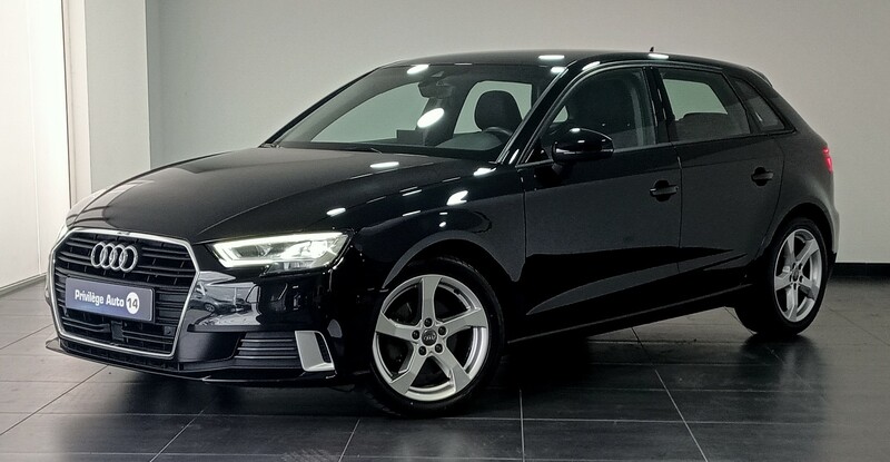 AUDI A3 SPORTBACK 1.6 TDI 116 S-TRONIC SPORT CUIR-ALCANTARA  GPS CLIM AUTO  FULL LED 1E MAIN!